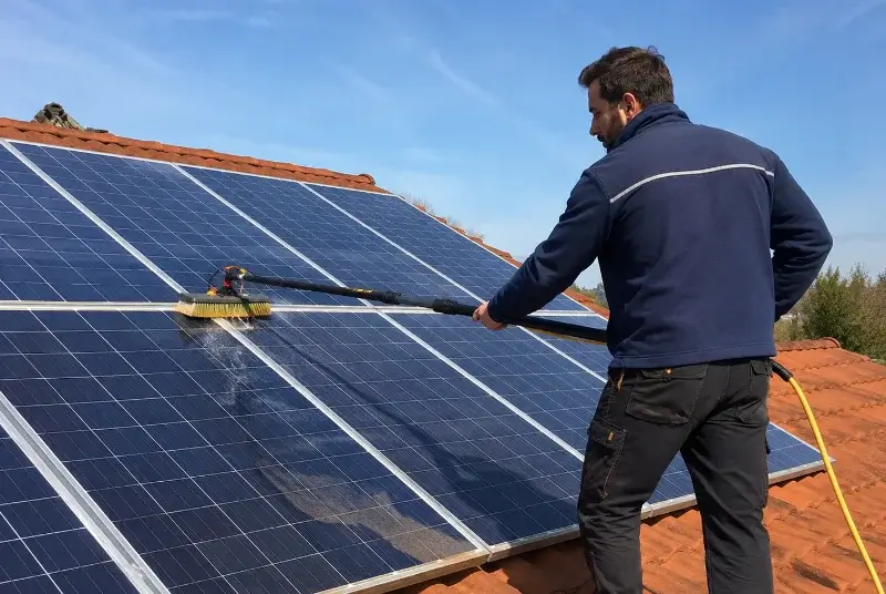 Nettoyage et entretien de panneaux solaires à Chantérac
